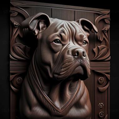 3D model pit bull (STL)